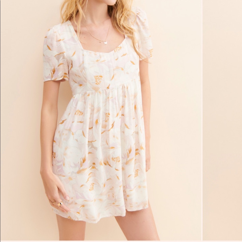 Saltwater Luxe Floral V-Neck Dress